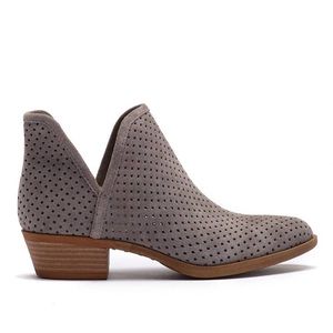 🍀LUCKY BRAND Brooklin Perforated‎ Suede Bootie
